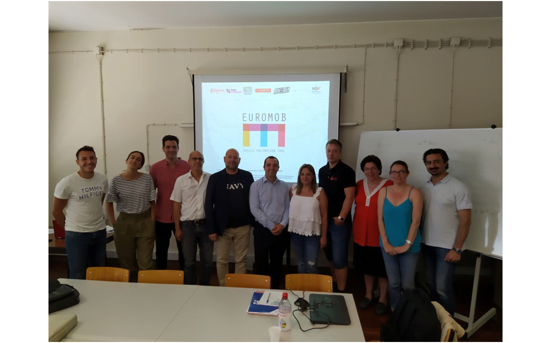 The EUROMOB TOOL consortium in the second project meeting in Porto, Portugal