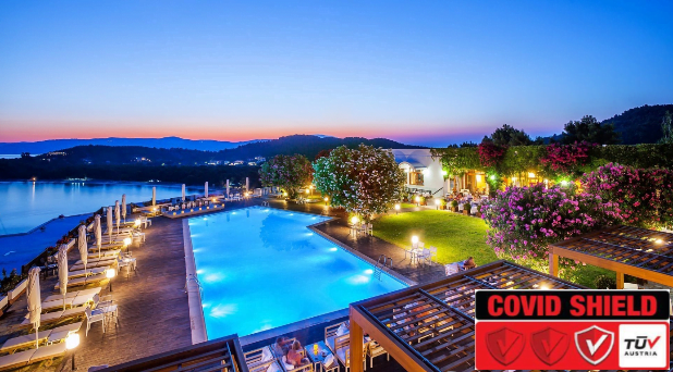 Skiathos Palace: Πιστοποιήθηκε με το Ιδιωτικό Σχήμα Πιστοποίησης TÜV AUSTRIA CoVid Shield, με το επίπεδο Principal