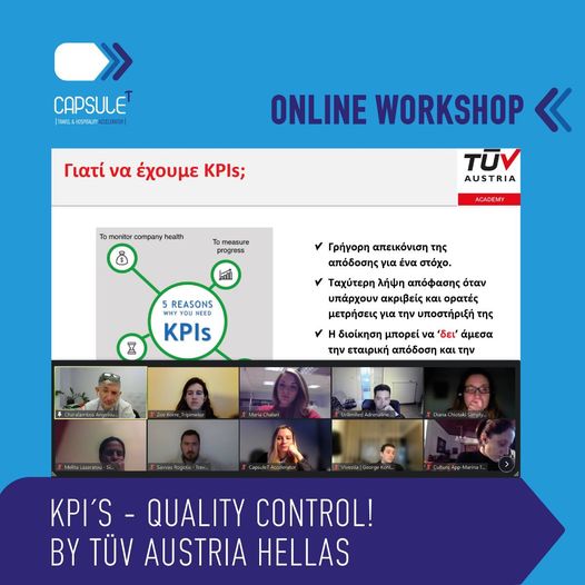 Με επιτυχία ολοκληρώθηκαν και τα δύο workshops στο πλαίσιο της στρατηγικής συνεργασίας της TÜV AUSTRIA HELLAS και CapsuleT Travel & Hospitality Accelerator