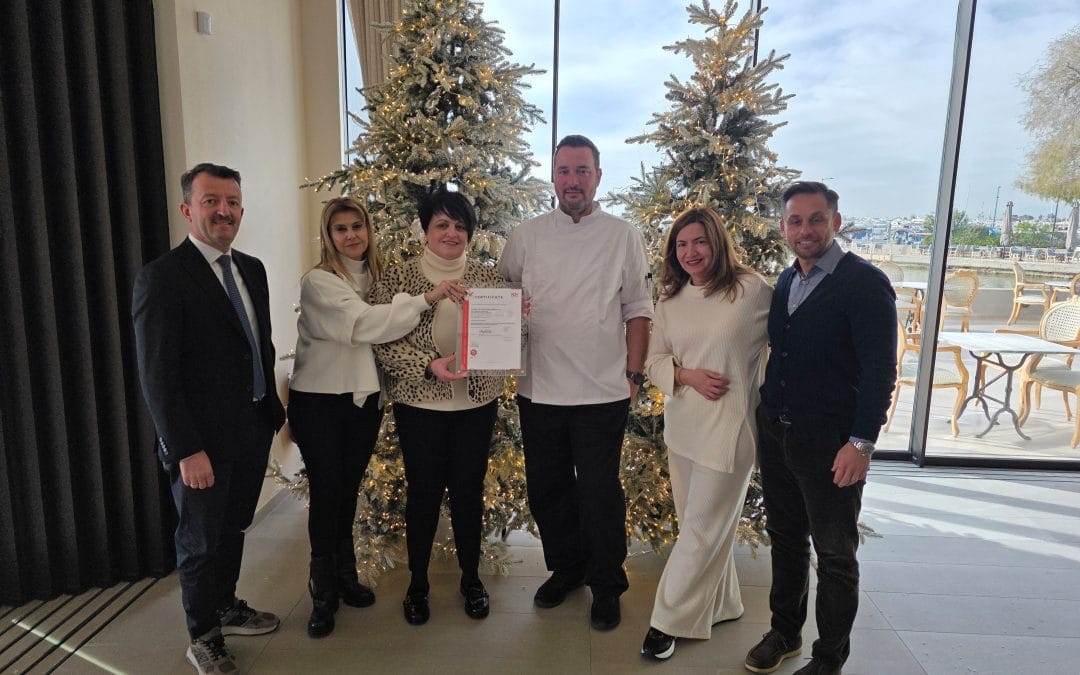 TÜV AUSTRIA in Greece: Certifies DOMUS with the “No Food Waste” Scheme